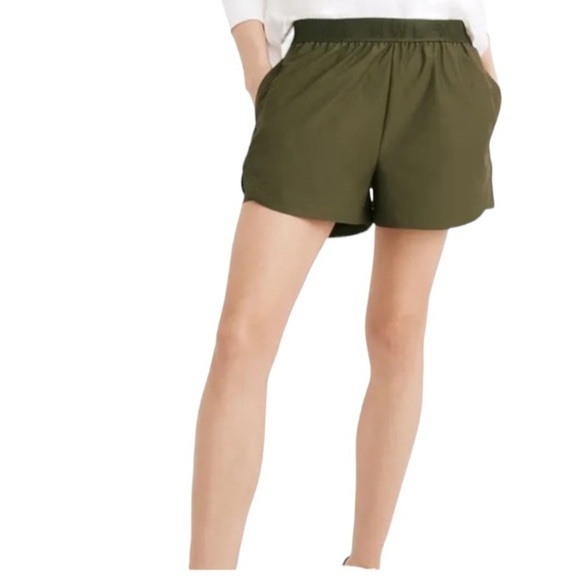 NWT Madewell MWL Allways Pull-On Short In Kale - Picture 1 of 13